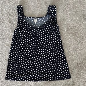 Kaileigh Blue Sleeveless Tank Top